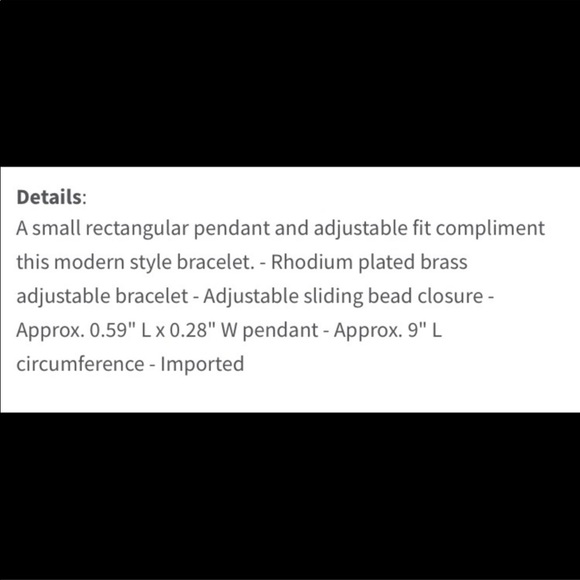 Kendra Scott NEW Phillipa adjustable bracelet - Picture 3 of 3